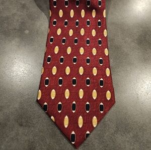 Woodward Red Silk Tie